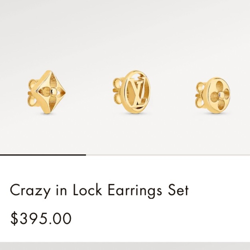 Authentic Louis Vouitton earrings- Price Firm!